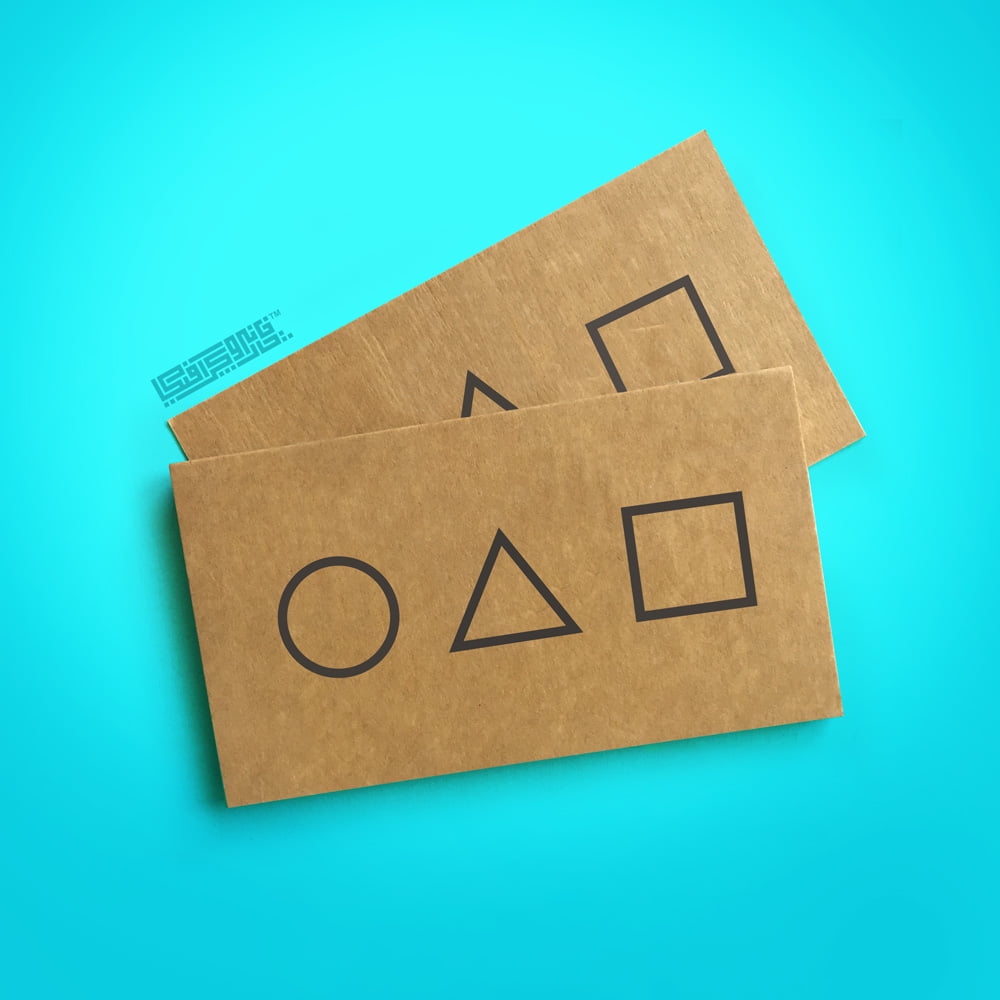 کارت ویزیت بازی مرکب - squid game
