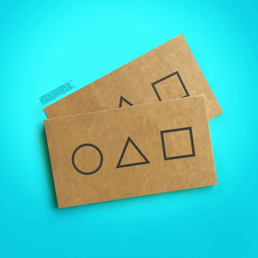 کارت ویزیت بازی مرکب - squid game