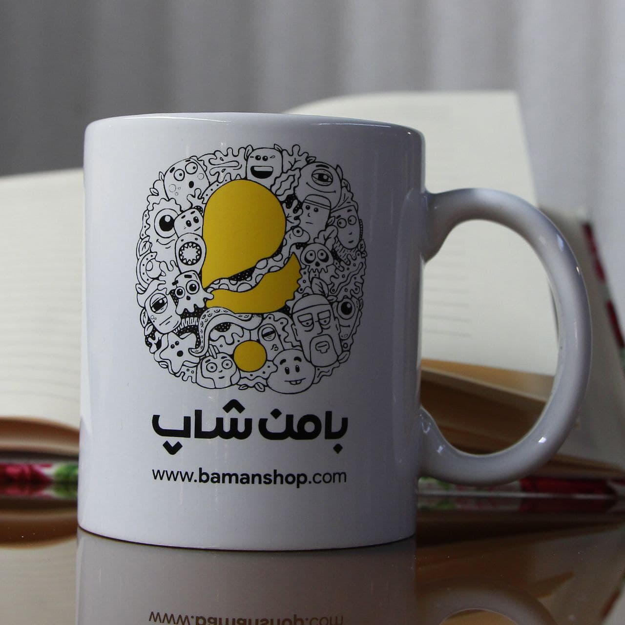 ماگ وارداتی استوانه ای