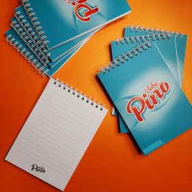 دفترچه یادداشت صحافی فنر دوبل