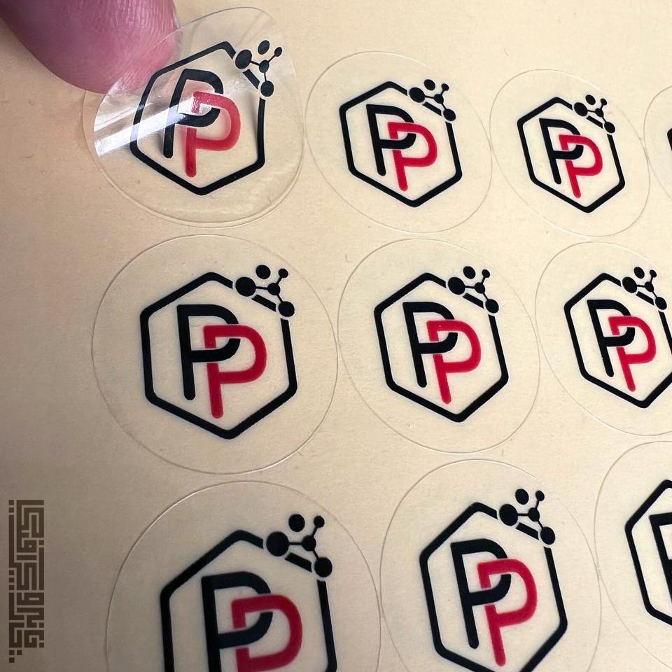 لیبل شفاف برش دایره لیبل شفاف برش دایره